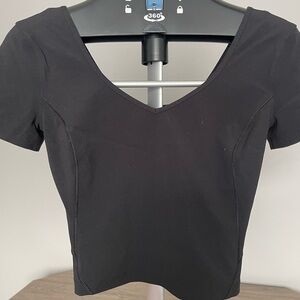 Lululemon Black Align T-shirt Size 4